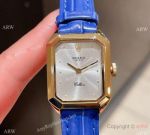 Replica Rolex Cellini White Face Gold Case Leather Strap 24MM Watch
